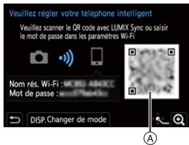 PANASONIC OMe51R - Numérisation d'un code QR pour la connexion - 1