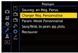 PANASONIC OMe51R - Activation des réglages - 1
