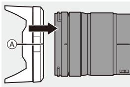 PANASONIC OMe51R - Pour installer le parasoleil (forme tulipe) fourni avec l'objet interchangeable (S-R24105) - 2