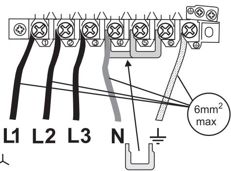 FALCON EXL 110 ECBL/CUE - Alimentations triphasées - 4