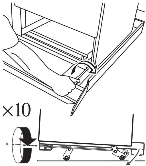 FALCON EXL 110 ECBL/CUE - Déplacement de la cuisineire - 5