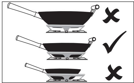 FALCON EXL 110 ECBL/CUE - Support spécial de Wok - 1