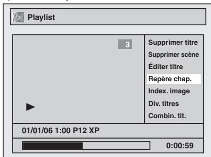 TOSHIBA DR265 - Ajout ou suppression des repères de chapitre - 2