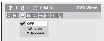 TOSHIBA DR265 - Changement de sous-titres - 2