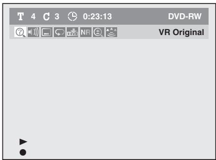 TOSHIBA DR265 - 1) Pendant l'enregistrement, appuyez sur [PLAY]. - 1