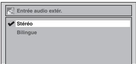 TOSHIBA DR265 - Réglage de l'entrée audio extérieure - 3