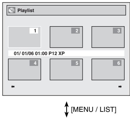 TOSHIBA DR265 - Appuyez sur [TOP MENU] pour afficher le menu de titres. - 2