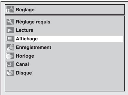 TOSHIBA DR265 - Choix de la langue d'affichage à l'écran - 1