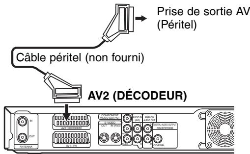 TOSHIBA DR265 - Branchement sur un apparéil externe - 1
