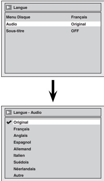 TOSHIBA DR265 - Langue audio (Par défaut : Original) - 1