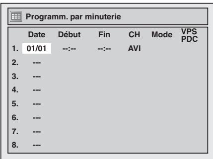 TOSHIBA DR265 - Entrez la date au moyen de [ / ] , puis appuyez sur [▶]. - 1