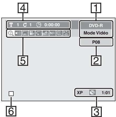TOSHIBA DR265 - Menu Affichage - 1