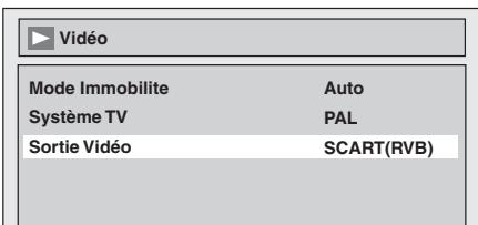 TOSHIBA DR265 - Réglage de la sortie video - 1
