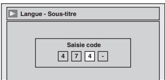 TOSHIBA DR265 - Langue sous-titres (Par défaut : OFF) - 2