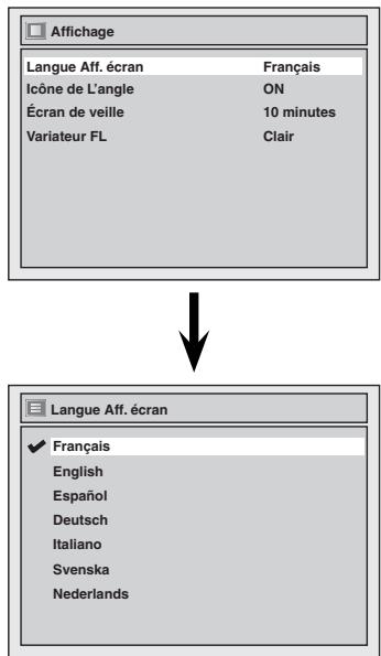 TOSHIBA DR265 - Langue Aff. écran (Par défaut: Français) - 1