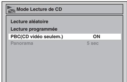 TOSHIBA DR265 - Annulation et rappel de la fonction PBC VCD - 1