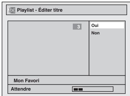TOSHIBA DR265 - Sélectionnez « Oui » au moyen de [ / ] , puis appuyez sur [ENTER]. - 1