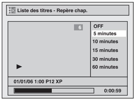 TOSHIBA DR265 - Insertion ou suppression de tous les repères de chapitre dans un titre - 3