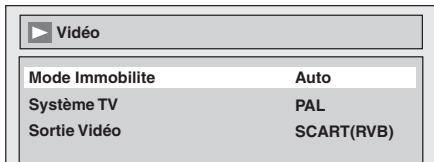 TOSHIBA DR265 - Réglage du mode d'arrêt sur image - 1