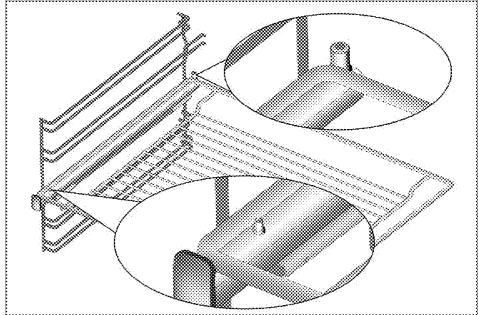 DARTY FSR63121DAC - Placer correctement l'étagère métallique et la plaque sur les chassinis téléscopiques (Cette fonction est optionnelle. Elle peut ne pas être disponible sur votre produit.) - 2