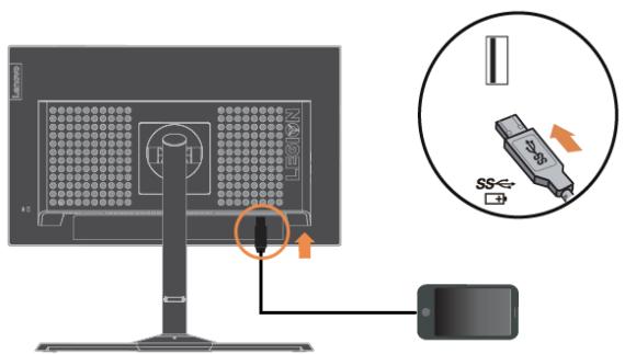 LENOVO Y25-25 - Connector et allumer votre moniteur - 19