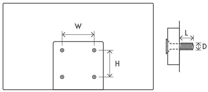 THOMSON 32HA2S13 - Avertissements pour les montages au mur - 1