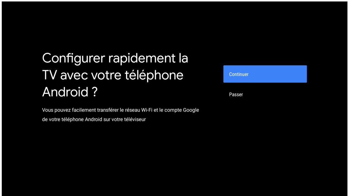 THOMSON 32HA2S13 - Connexion au compte Google - 1