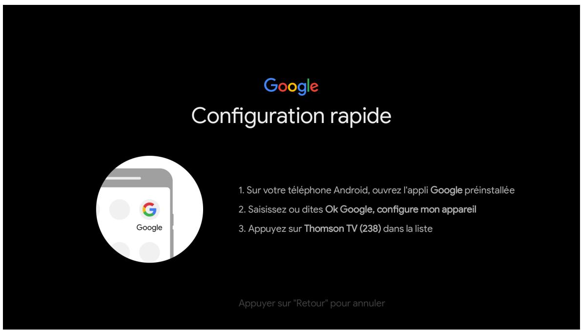 THOMSON 32HA2S13 - ConfigurezrapidementvotretéléviseuravecvotretéléphoneAndroid TV - 1