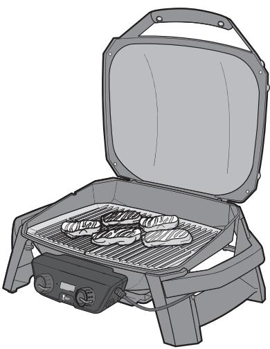 WEBER PULSE 2000 AVEC CHARIOT - Rangement du régulateur de température - 5