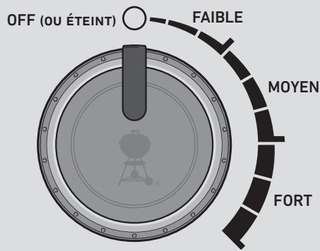 WEBER PULSE 2000 AVEC CHARIOT - Cuisson à double zone - 1