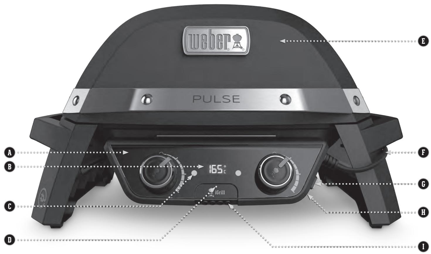 WEBER PULSE 2000 AVEC CHARIOT - Caracteristiques Pulse 2000 - 1