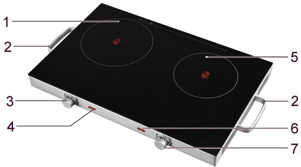 KALORIK TKG DCKP 1001 - Specifications : - 1