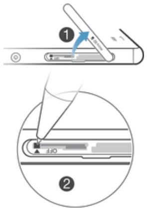 SONY Z3 BLANC - Pour forcer l'appareil a s'eteindre - 1