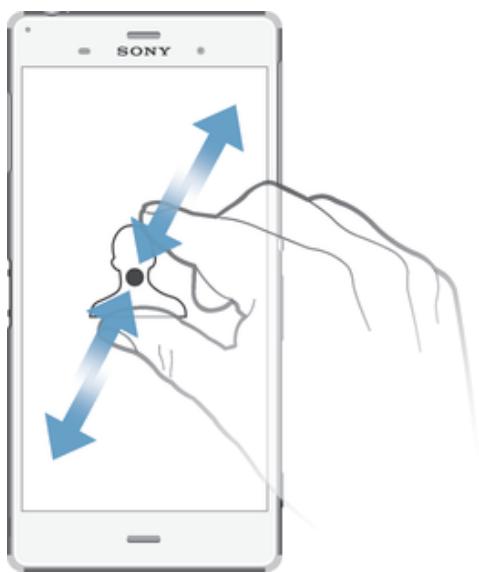 SONY Z3 BLANC - Utiliser l'écran tactile - 3