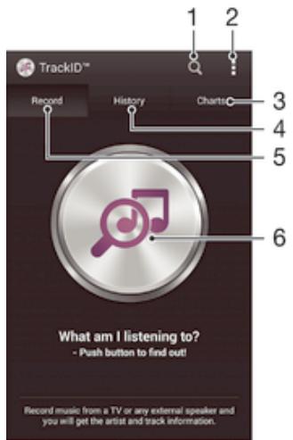 SONY Z3 BLANC - Reconnaitre de la musique avec TrackIDTM - 1