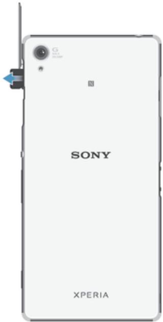 SONY Z3 BLANC - Pour retarder la carte mémoire - 1