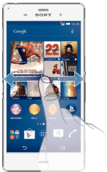 SONY Z3 BLANC - Écran d'Accueil - 2