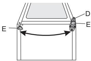 GORENJE ORB153BR4220480 - INVERSION DU SENS D'OUVERTURE DE LA PORTE - 5