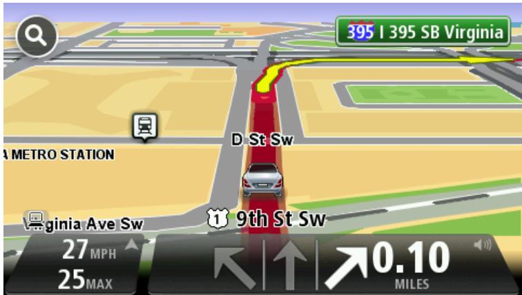 TOMTOM VIA 1505 CAN US MEX - Utiliser le guidage sur changement de voie - 2