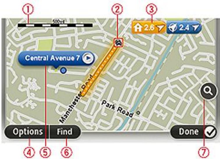 TOMTOM VIA 1505 CAN US MEX - Afficher la carte - 1
