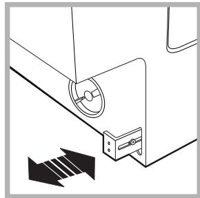 INDESIT WDIL75125EU - Montage de la machine à l'intérieur des éléments. - 4