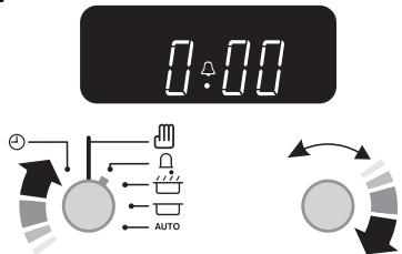 FALCON ELAS 90 ECBL - Réglage de la minuterie pour la cuisson (minuterie) - 1