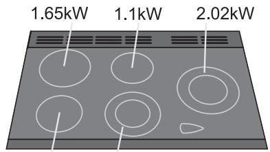 FALCON ELAS 90 ECBL - La table de cuisson - 4