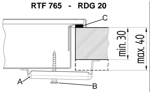 ROSIERES RDG20 - TABLEAU DE CONVERSION DES INJECTEURS: - 10