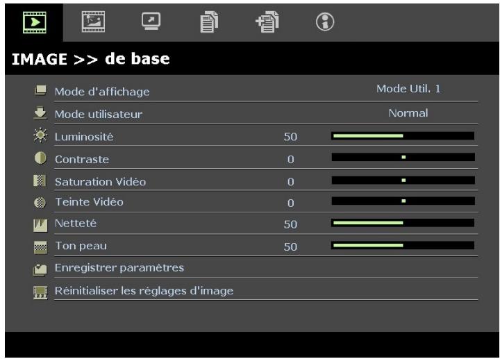 INFOCUS SP8604 - Parcourir l'OSD - 3