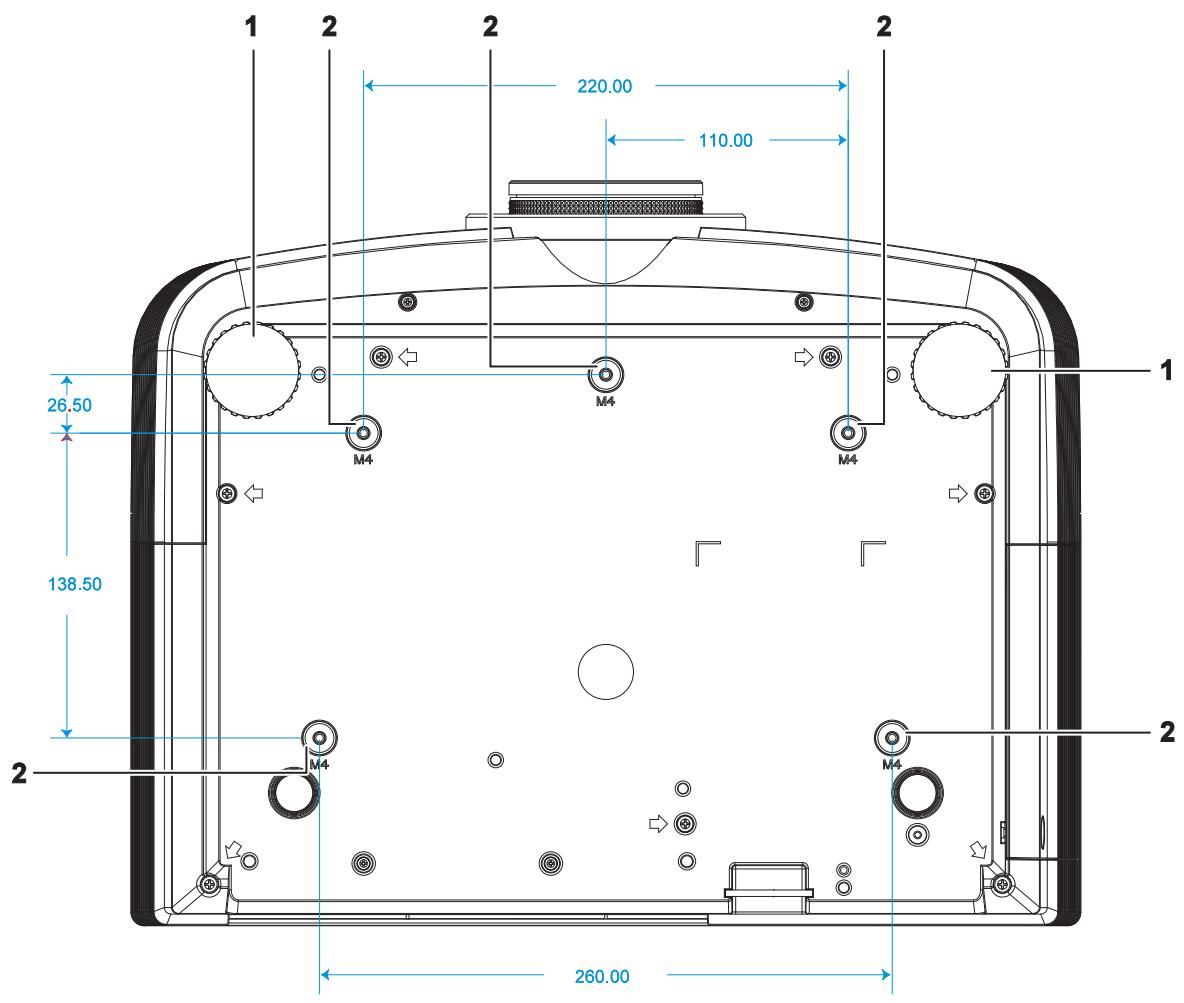 INFOCUS SP8604 - Vuede dessous - 1