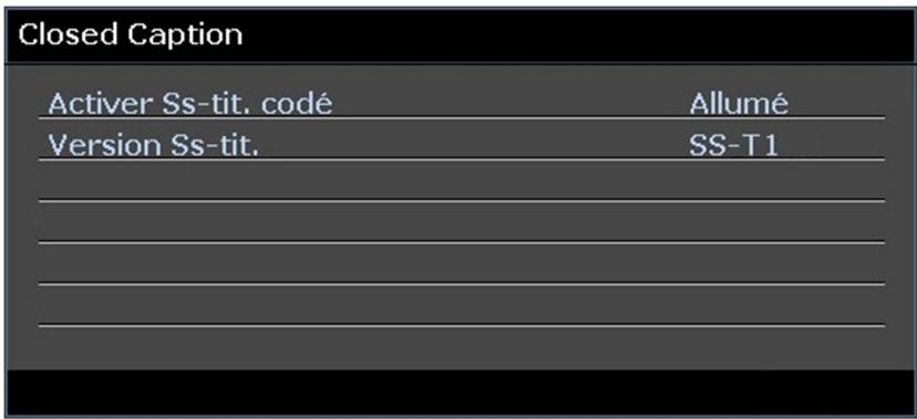 INFOCUS SP8604 - Closed Caption - 1