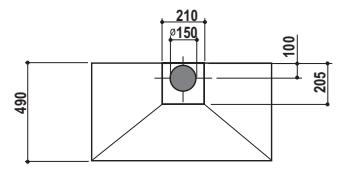 FALCON FALHDC100CR - Encombrement - 2