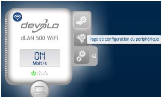 DEVOLO CPL DLAN WIFI 510B - Ouvrir l'interface de configuration incorporee - 2