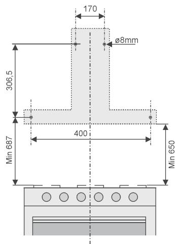 FAURE CHD651WBLANC - Pour installer la cheminée en version évacuation - 1